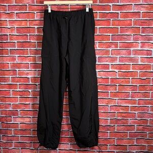 PINK by Victoria's Secret‎ Parachute Cargo Track Pants in Black Size Small NWT